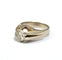 54 Bague en or blanc 18 ct et diamants 58 Facettes 997/26 M