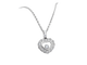 Chopard Happy Diamonds Icons - Collier cœur en or blanc et diamant