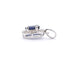 Pendentif halo en or blanc avec diamants et saphir 58 Facettes 2016