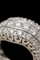 Bague 55 Onda - Bague à diamants en or blanc 58 Facettes