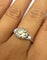 54 Bague en or blanc 18 ct avec diamant taille Old Mine 58 Facettes 446/26 A