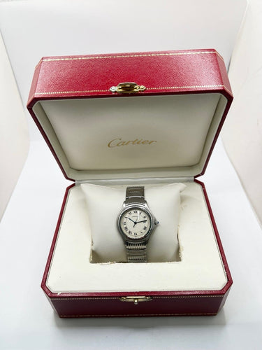Montre Cartier Cougar - Montre Grand Modèle en acier 58 Facettes 2181