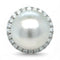 Bague 54 Bague rétro - Perle de mer du Sud et diamants en or blanc 58 Facettes