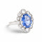 51 Bague Pompadour vintage en or 18k, saphir et diamants 58 Facettes RI-1045