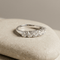 Bague 53.5 Bague demi-tour en or 585 avec 7 diamants taille brillant 58 Facettes 2964