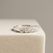 Bague 53.5 Bague demi-tour en or 585 avec 7 diamants taille brillant 58 Facettes 2964