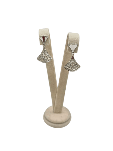 Bulgari Divas' Dream - Boucles d'oreilles en or blanc et diamants