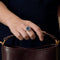 53.5 Bague marguerite en or blanc, saphir Ceylan et diamants 58 Facettes EB10