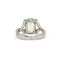 53 Bague en or blanc, diamants et tourmaline watermelon 58 Facettes 260198R