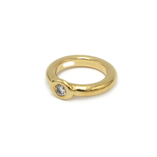 50 Chaumet - Bague en or jaune et diamant 58 Facettes 260200R