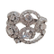52 Bague en or blanc 18k et diamants 58 Facettes T523