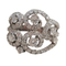 52 Bague en or blanc 18k et diamants 58 Facettes T523
