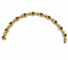 Bracelet en or 750/1000, émeraudes et diamants 58 Facettes Bracelet