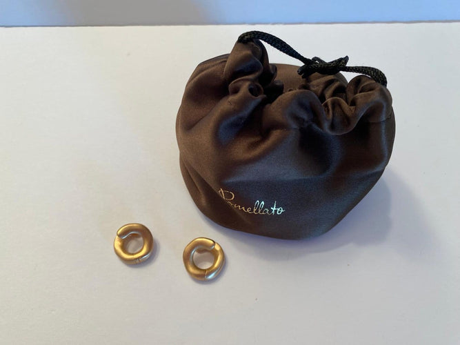 Pomellato - Boucles d'oreilles vintage en or rose satiné 58 Facettes AZ-PG-265027