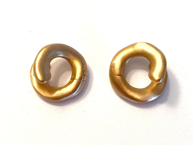 Pomellato - Boucles d'oreilles vintage en or rose satiné 58 Facettes AZ-PG-265027