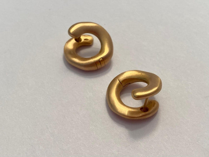 Pomellato - Boucles d'oreilles vintage en or rose satiné 58 Facettes AZ-PG-265027