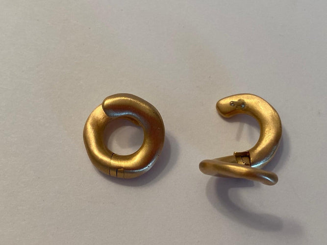 Pomellato - Boucles d'oreilles vintage en or rose satiné 58 Facettes AZ-PG-265027