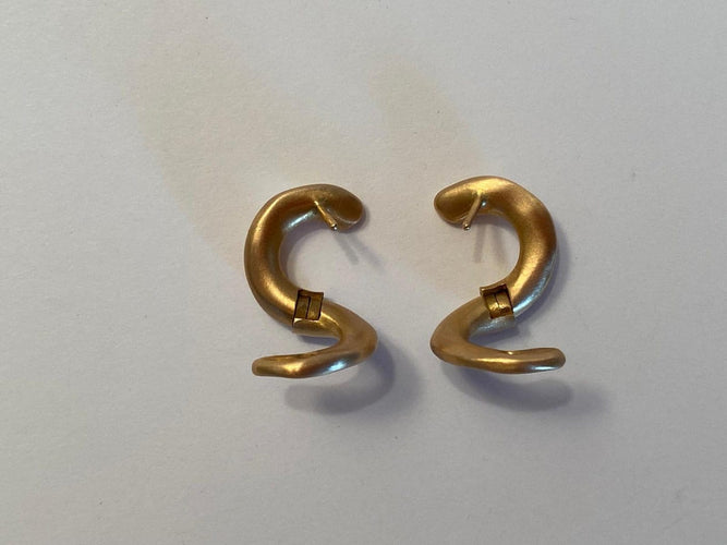Pomellato - Boucles d'oreilles vintage en or rose satiné 58 Facettes AZ-PG-265027