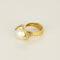 54.5 Bague en or jaune, diamants et perle de culture 58 Facettes EB9