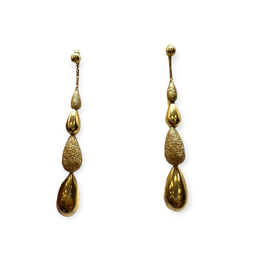 Boucles d’oreilles pendantes en or jaune 750 58 Facettes 330098532