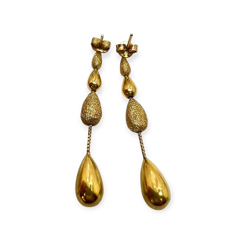 Boucles d’oreilles pendantes en or jaune 750 58 Facettes 330098532