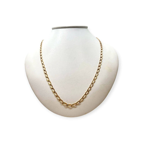 Collier maille cheval en or jaune 585 58 Facettes 330098892