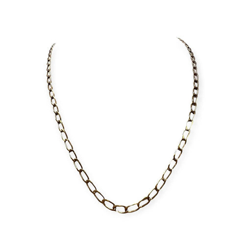 Collier maille cheval en or jaune 585 58 Facettes 330098892