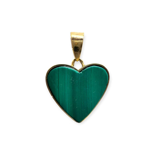 Pendentif cœur en or jaune 750 et diamant 58 Facettes 330098359