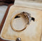 52 Art déco - Bague en or jaune, platine et diamant 58 Facettes 743
