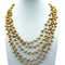 Collier Bicego - Collier cinq rangs en or jaune 18 carats 58 Facettes 674b25_M