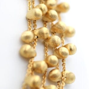 Collier Bicego - Collier cinq rangs en or jaune 18 carats 58 Facettes 674b25_M