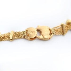 Collier Bicego - Collier cinq rangs en or jaune 18 carats 58 Facettes 674b25_M
