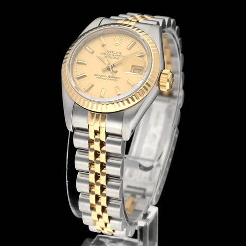 Montre Rolex - Montre Lady-Datejust 69173 en or et acier 58 Facettes ROL/LDJ/715