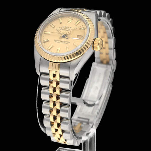 Montre Rolex - Montre Lady-Datejust 69173 en or et acier 58 Facettes ROL/LDJ/715
