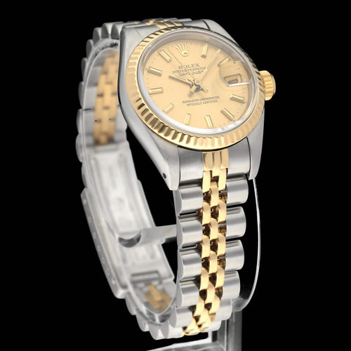 Montre Rolex - Montre Lady-Datejust 69173 en or et acier 58 Facettes ROL/LDJ/715