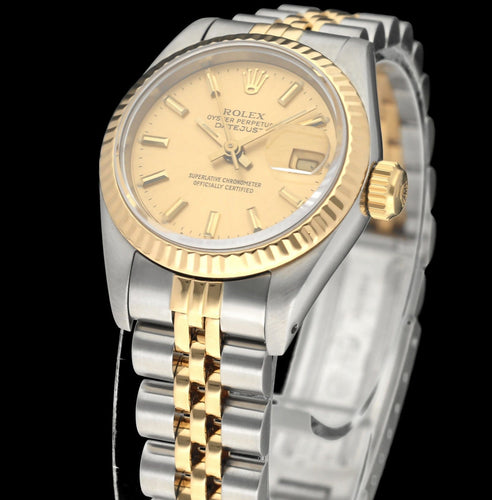 Montre Rolex - Montre Lady-Datejust 69173 en or et acier 58 Facettes ROL/LDJ/715