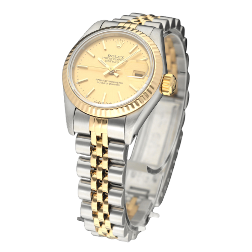 Rolex - Montre Lady-Datejust 69173 en or et acier