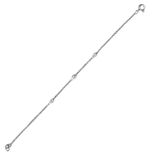 Bracelet en or blanc 18k et diamants 58 Facettes TA102