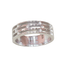 55.5 Bague en or blanc 18 carats et diamants 58 Facettes S104