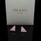 Prada - Boucles d'oreilles triangle en diamants 58 Facettes 04062030205
