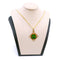 Pendentif losange trèfle en or 14 ct et émail 58 Facettes 6A19FE7C102D419CAF40007A8D255326