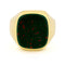 62 Chevalière en or jaune 14k avec héliotrope sanguin 58 Facettes 8D919EC91E8148EA88488FF1F60F64CB