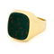 62 Chevalière en or jaune 14k avec héliotrope sanguin 58 Facettes 8D919EC91E8148EA88488FF1F60F64CB