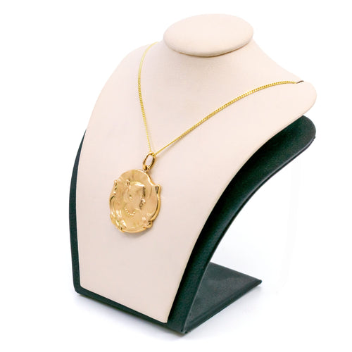 Pendentif camée Art nouveau en or 14 ct 58 Facettes 13061EA6453F4893B4D66785777256D2