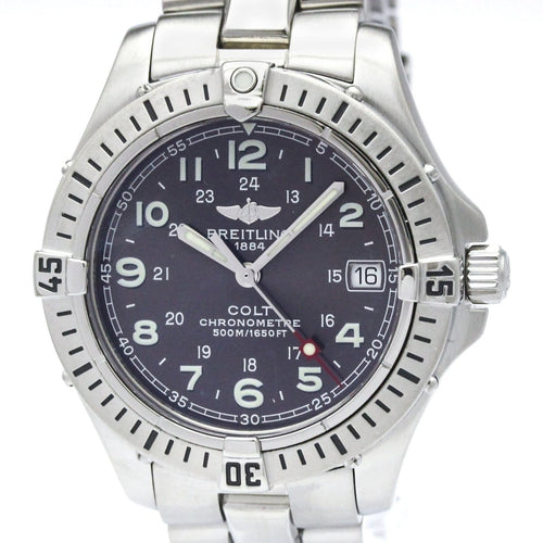 Montre Breitling Colt - Montre chronographe quartz en acier inoxydable 58 Facettes m1ig8inxwc