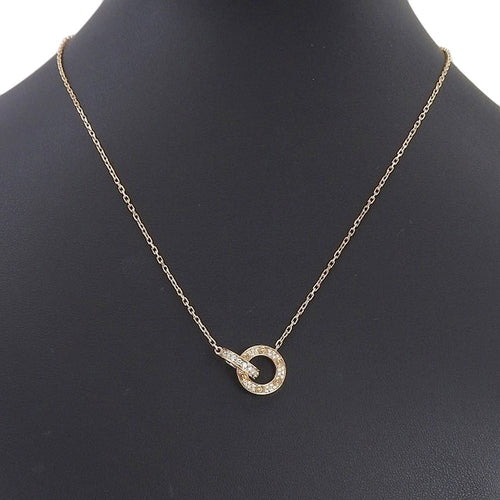 Collier Cartier Love Interlocking - Collier en or rose 18K et diamants 58 Facettes lblvx3vjzf