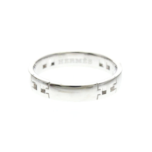 Bague 49 Hermès Hercules - Bague en or blanc 18 carats 58 Facettes uujgalgwss