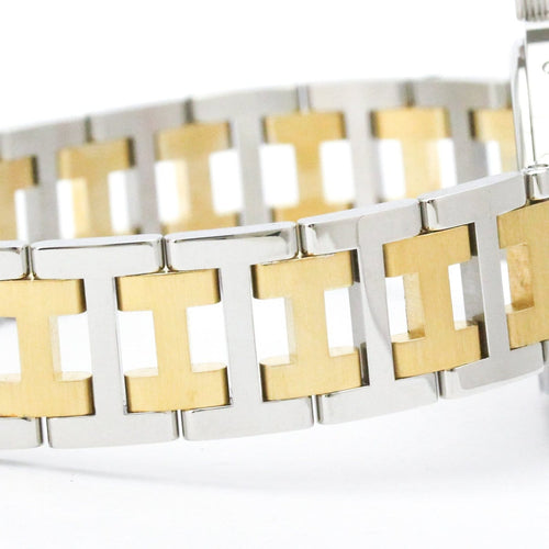 Montre Hermès Clipper - Montre quartz en acier et métal plaqué 58 Facettes ps1pypmffl