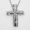 Pendentif Tiffany & Co. - Pendentif croix en platine et diamants 58 Facettes vcem0tfn0n
