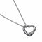 Pendentif Tiffany & Co. Elsa Peretti - Pendentif Open Heart en platine 58 Facettes oul10rjksi